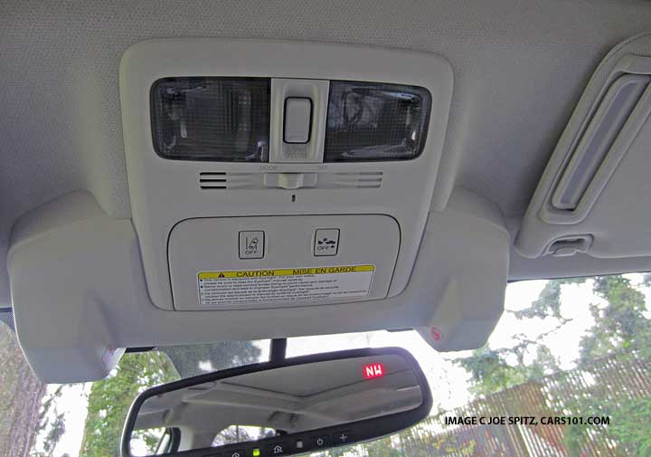 optional subaru eyesight forward facing camera active cruise control system