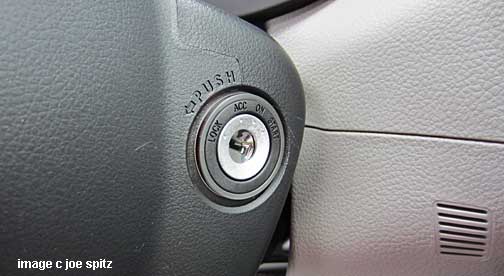 ignition key hole on 2014 subaru forester