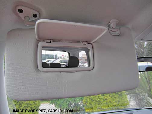 sunvisor with vanity mirror