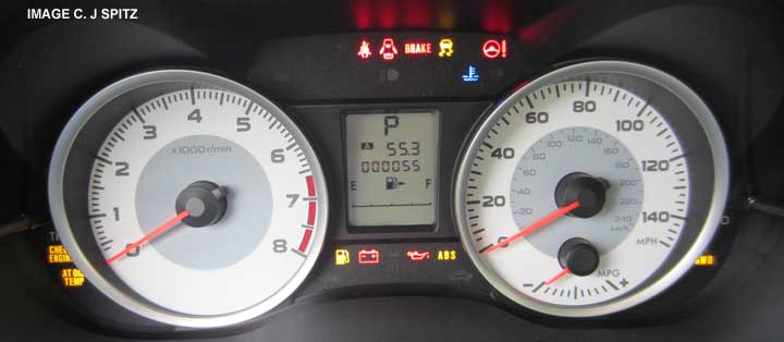 Subaru Dashboards Warning Lights
