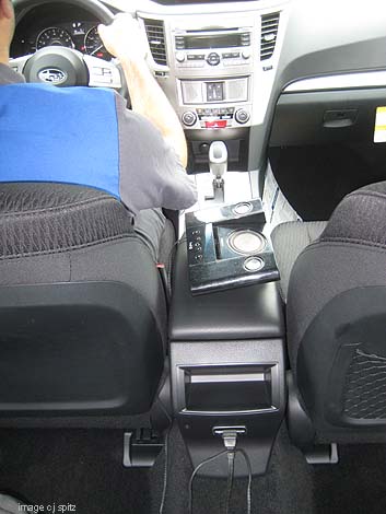 portable stereo units are a breeeze with the new Subaru Outback and Legacy 110v power outlet